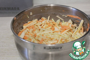 Лимонно-яблочный капустный салат