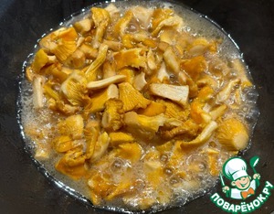 Лисички с картошкой Лисички с картошкой