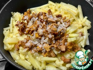 Лисички с картошкой Лисички с картошкой