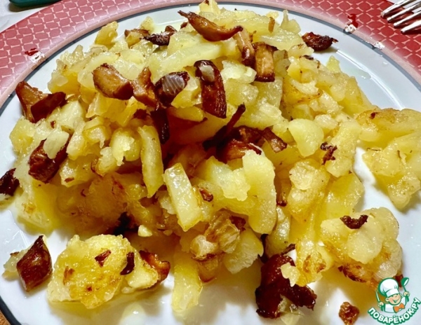 Лисички с картошкой Лисички с картошкой