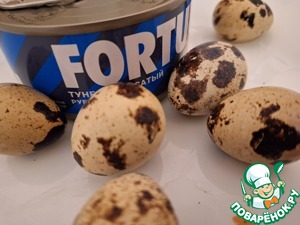 Лёгкий салат с копченым сыром и тунцом Лёгкий салат с копченым сыром и тунцом