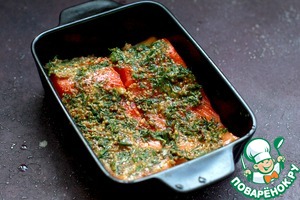 Лосось под горчичной корочкой Лосось под горчичной корочкой