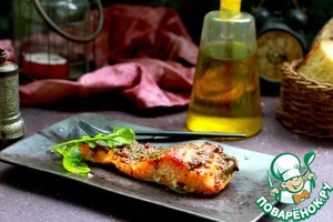 Лосось под горчичной корочкой Лосось под горчичной корочкой