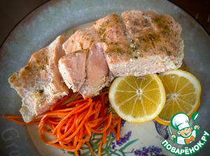 Лосось в молоке