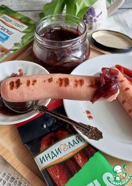 Луковый "мармелад" на красном вине