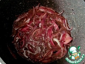 Луковый "мармелад" на красном вине