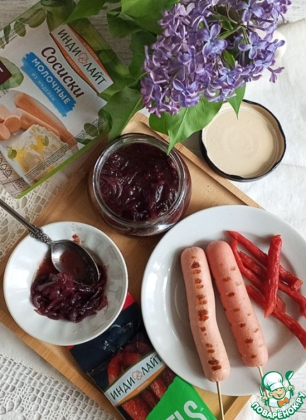 Луковый "мармелад" на красном вине