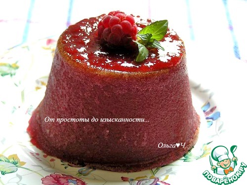 Малиново-цитрусовый пудинг Малиново-цитрусовый пудинг