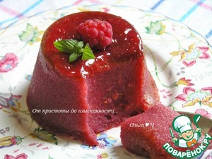 Малиново-цитрусовый пудинг Малиново-цитрусовый пудинг