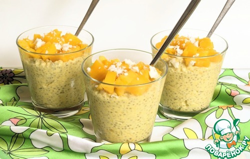 Манго-чиа-пудинг Манго-чиа-пудинг