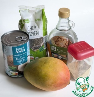 Манго-чиа-пудинг Манго-чиа-пудинг