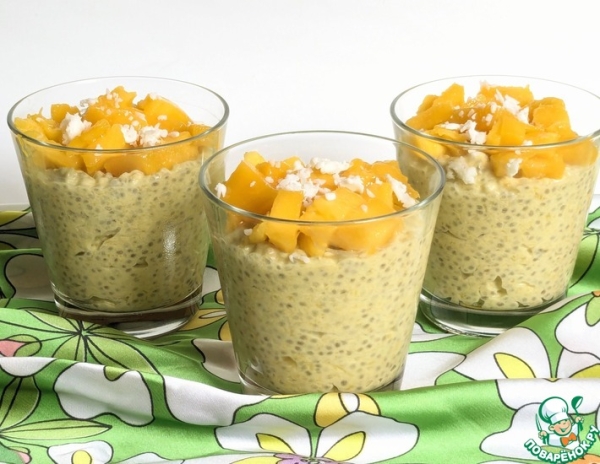 Манго-чиа-пудинг Манго-чиа-пудинг