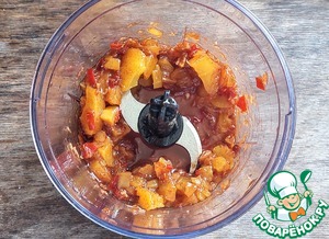 Манговый соус с купатами Манговый соус с купатами