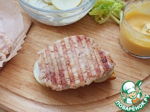 Манговый "Верзила" с котлетой из индейки Манговый "Верзила" с котлетой из индейки