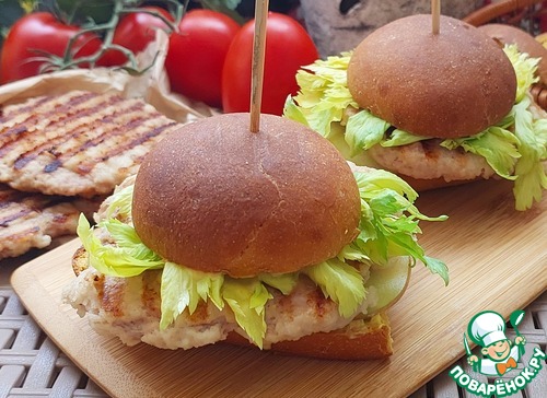 Манговый "Верзила" с котлетой из индейки Манговый "Верзила" с котлетой из индейки