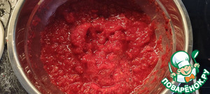 Манная каша с киселём