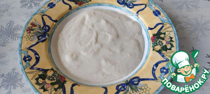 Манная каша с киселём