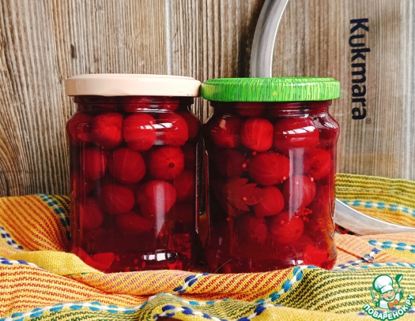 Маринованный крыжовник