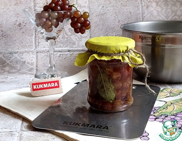 Маринованный садовый виноград Маринованный садовый виноград