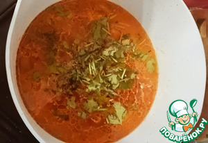 Марокканский тажин с артишоками, маслинами, горошком