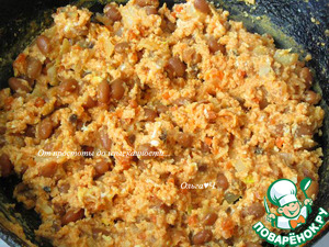 Менемен с фасолью и луком Менемен с фасолью и луком