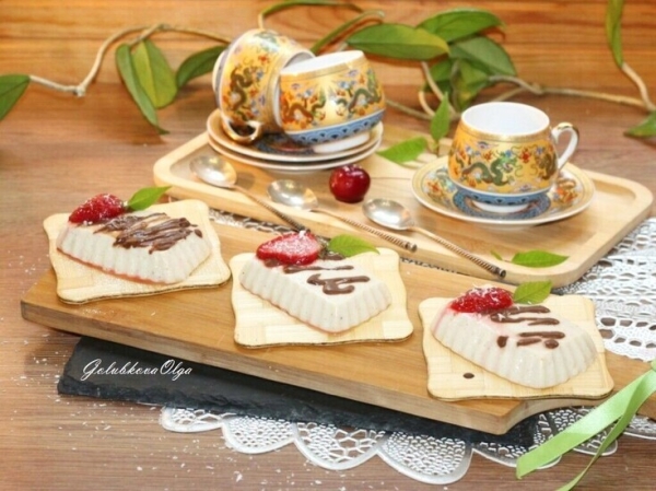 Миндальное бланманже#пушкинкулинар Миндальное бланманже#пушкинкулинар