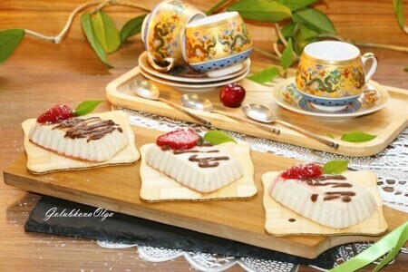 Миндальное бланманже#пушкинкулинар Миндальное бланманже#пушкинкулинар