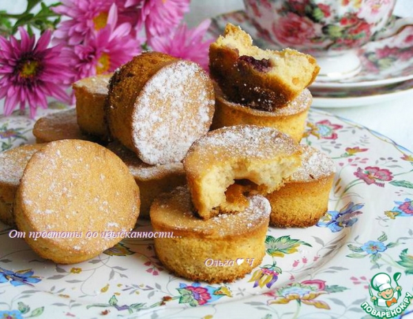 Миндальные птифуры с конфитюром