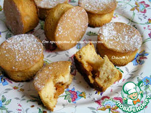 Миндальные птифуры с конфитюром