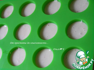 Миндальные птифуры с конфитюром