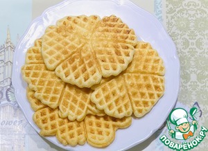 Миндальные вафли со стевией Миндальные вафли со стевией