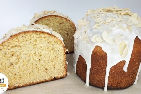 Миндальный пасхальный кулич Миндальный пасхальный кулич