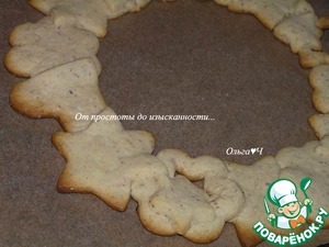 Миндальный рождественский венок