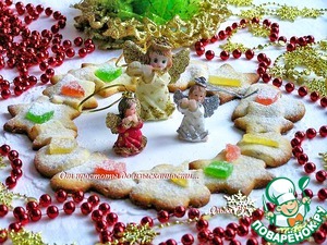 Миндальный рождественский венок