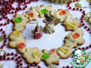 Миндальный рождественский венок