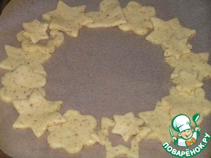 Миндальный рождественский венок