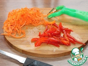 Минтай с зажаркой под соусом