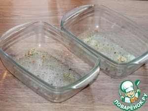 Минтай с зажаркой под соусом Минтай с зажаркой под соусом