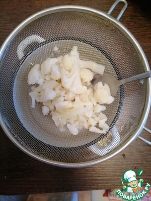 Минтай в азиатском стиле с овощным пюре