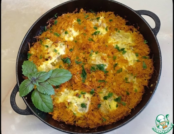 Минтай в чесночном соусе Минтай в чесночном соусе