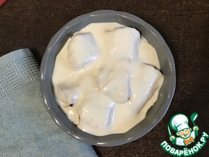 Минтай в сливочном соусе Минтай в сливочном соусе