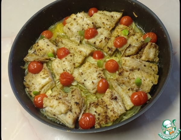 Минтай, запеченный в духовке Минтай, запеченный в духовке