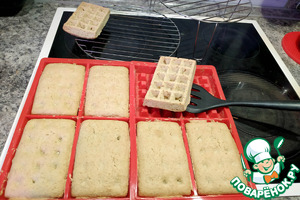 Мягкие постные вафли в духовом шкафу