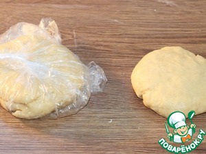 Мягкое яблочное пирожное с помадкой