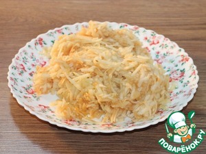 Мягкое яблочное пирожное с помадкой