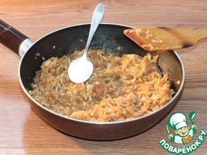 Мягкое яблочное пирожное с помадкой