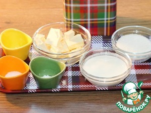 Мягкое яблочное пирожное с помадкой