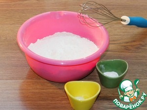 Мягкое яблочное пирожное с помадкой