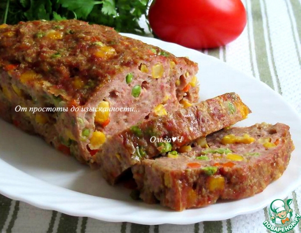 Мясной хлебец "Конфетти"