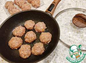 Мясные фрикадельки с пастой "Орзо"